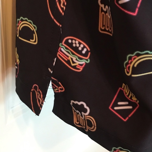 Caribbean swimwear button down shirt. NWT SIZE M - Picture 7 of 11